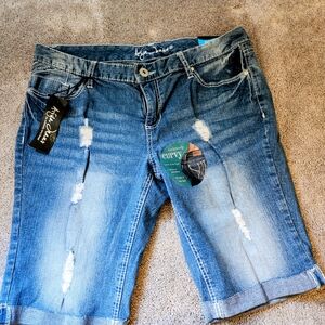 Ariya Jeans Blue Denim Shorts